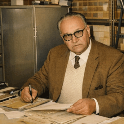 Nikos S. Nicolaides founder of Nicolaides Opticians